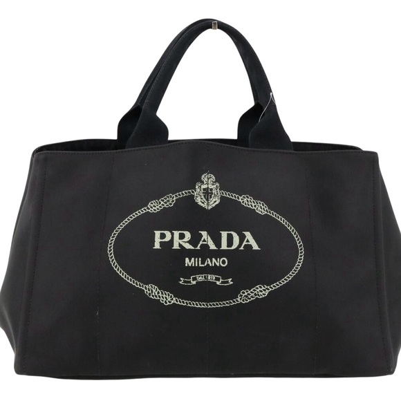 Prada Canapa Logo  Shoulder Tote Bag - Picture 1 of 5